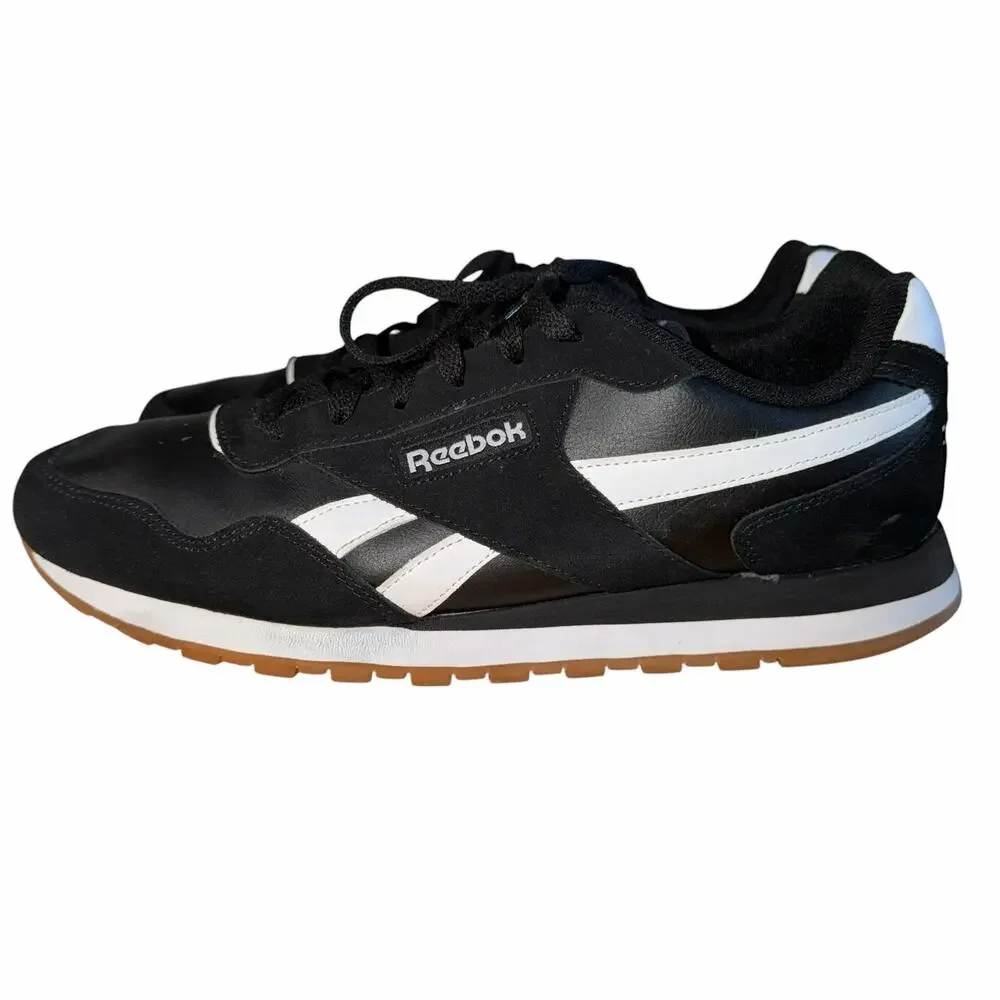 Reebok Classic Harman Run Black White Gum Sole Sneakers Men’s 11.5 EU45
